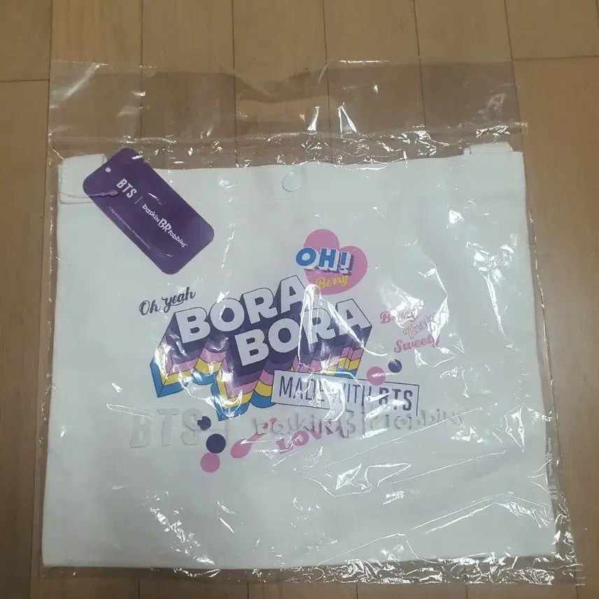 [BUNJANG] BTS x Baskin Robbins Bora Bora Eco Bag / BTS 보라보라에코백 베스킨라빈스
