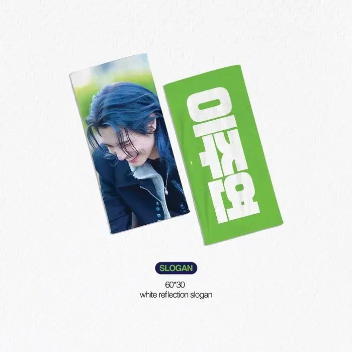 [BUNJANG] THE BOYZ Juyeon Reflective Slogan (Unofficial Merchandise) / (새제품)엑디즈 주연 반사슬로건(비공굿)