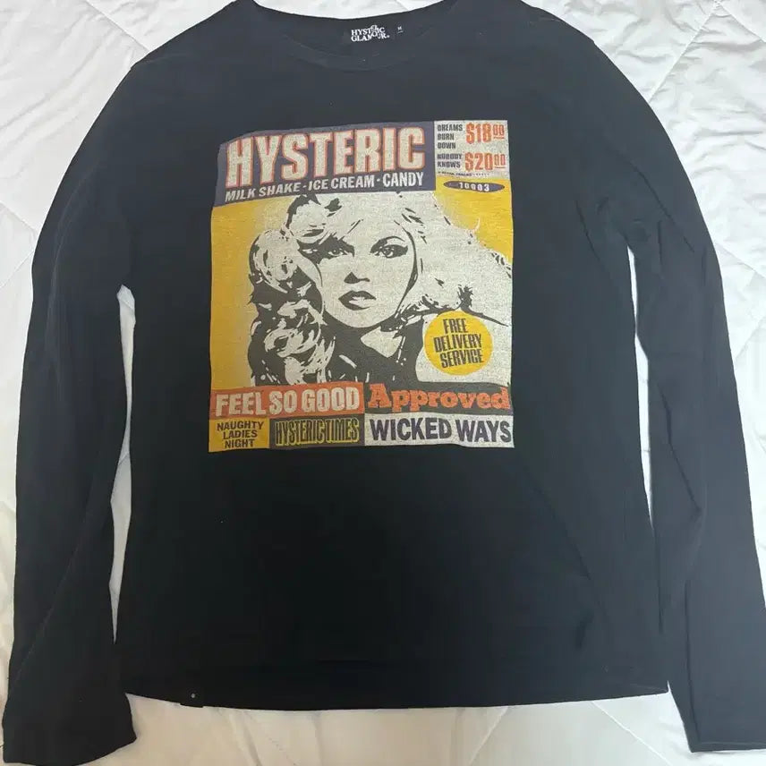 [BUNJANG] Hysteric Glamour Long Sleeve / 히스테릭글래머 롱슬리브