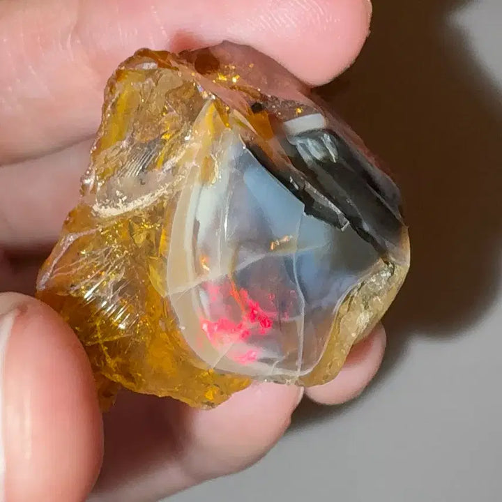 [BUNJANG] Natural Ethiopian Opal Lightning Ridge Gemstone / [천연원석]번개형 능선 에디오피아 오팔| Ethiopian Opal
