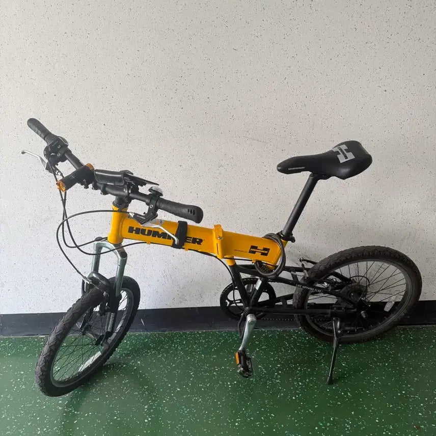 [BUNJANG] Hummer 20-inch Folding Bicycle Yellow / 험머 접이식 자전거 20인치 옐로우