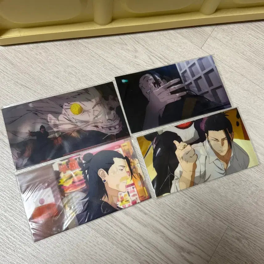 [BUNJANG] Jujutsu Kaisen Hokori Okutsu Geto Lenticular Card Bundle Set / 주술회전 회옥 옥절 게토 렌티큘러 카드 일괄
