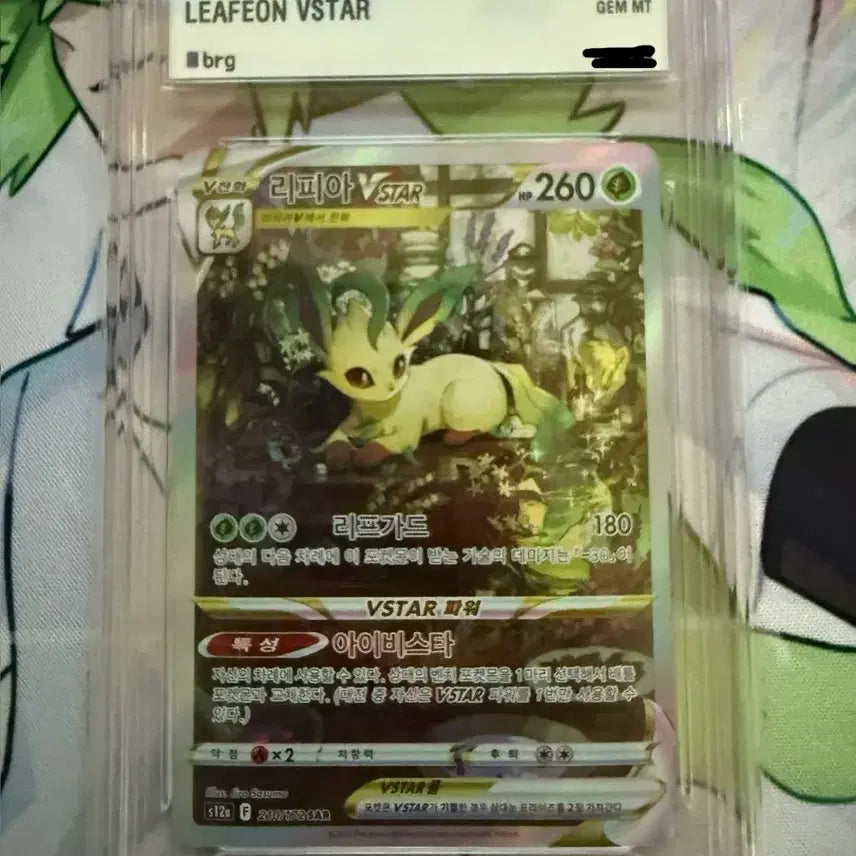[BUNJANG] Leafeon VSTAR SAR BRG10 Graded Card / 포켓몬카드 리피아VSTAR sar brg10
