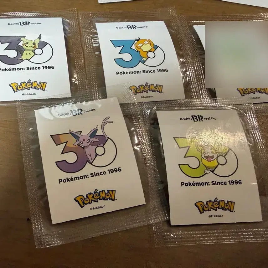 [BUNJANG] Pokemon Baskin Robbins Stickers (Ttibu-seal) / 교환) 베스킨 포켓몬 띠부씰