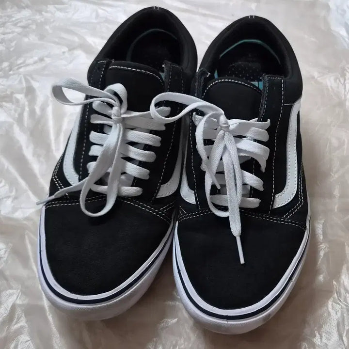 [BUNJANG] Vans ComfyCush Old Skool Black Sneakers / 반스 컴피쿠시 올드스쿨 블랙 280