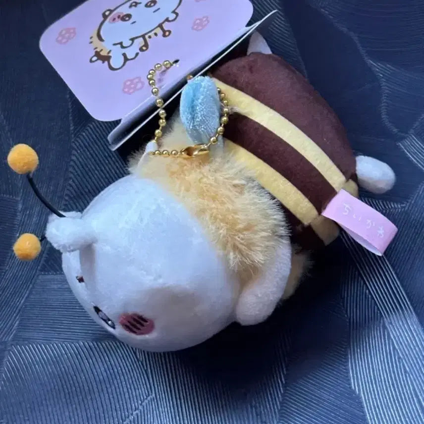 [BUNJANG] Cheekawii Bee Plush Keychain / 꿀벌 치이카와 인형 키링