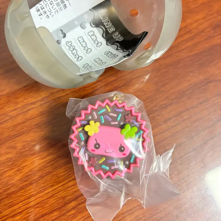 [BUNJANG] Flowerche Handmade Snack Keychain Heisei Girl Choco Gacha / 플라워치 수제간식 키링 헤이세이 여아 초코 가챠