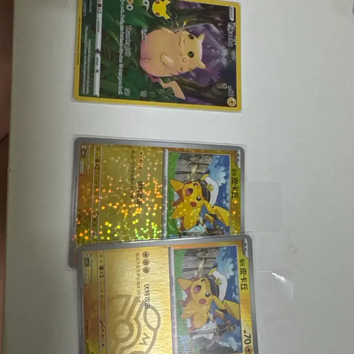 [BUNJANG] Pokemon TCG North America 25th Anniversary Pikachu &amp; Special Edition Jem Pack 5 Captain Pikachu Cards / 포켓몬 카드 북미 25주년 피카츄