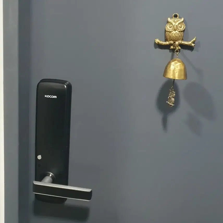 [BUNJANG] Antique Owl Doorbell / 부엉이 현관종 엔틱 엔티크 골동품