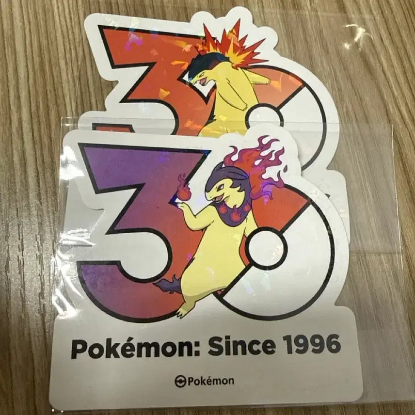 [BUNJANG] Pokemon 30th Anniversary Stickers Bundle Set / 일괄) 포켓몬 30주년 스티커 블레이범 히스이