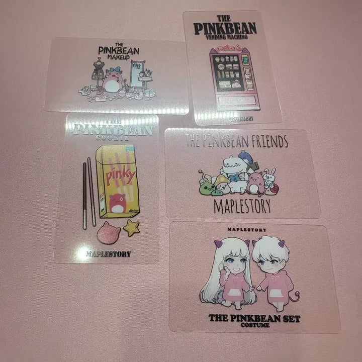 [BUNJANG] MapleStory Pink Bean Photocard Bundle Set / 메이플스토리 핑크빈 포토카드 굿즈 일괄