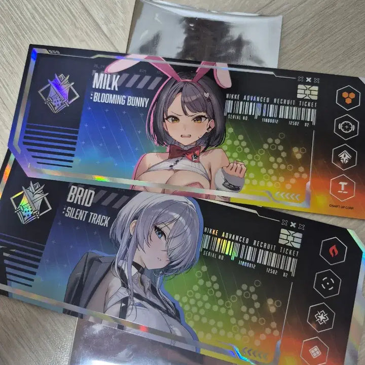 [BUNJANG] Nikke Advanced Recruitment Ticket Vol. 5 (Milk, Breed) Bundle Set / 니케 고급 모집 티켓 Vol.5 (밀크, 브리드) 일괄