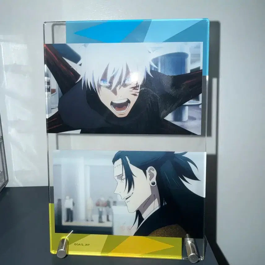[BUNJANG] Jujutsu Kaisen Gojo, Geto, Kenjaku Mubic Acrylic Art Panel Stand / 주술회전 고죠 게토 켄자쿠 무빅 아크릴 아트 패널 스탠드