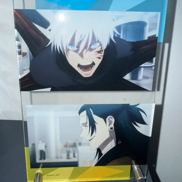 [BUNJANG] Jujutsu Kaisen Gojo, Geto, Kenjaku Mubic Acrylic Art Panel Stand / 주술회전 고죠 게토 켄자쿠 무빅 아크릴 아트 패널 스탠드