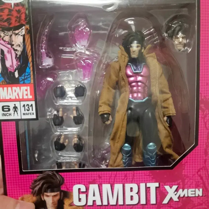 [BUNJANG] Medicom Toy MAFEX Gambit Action Figure (Opened) / 마블 마펙스 갬빗 액션 피규어 개봉품