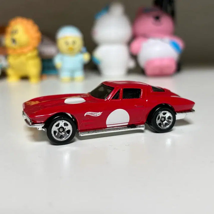 [BUNJANG] Hot Wheels 1:64 1964 Chevrolet Corvette Sting Ray Red Die-cast Car / 핫휠 64 쉐보레 콜벳 Sting Ray 레드 미니카 다이캐스트