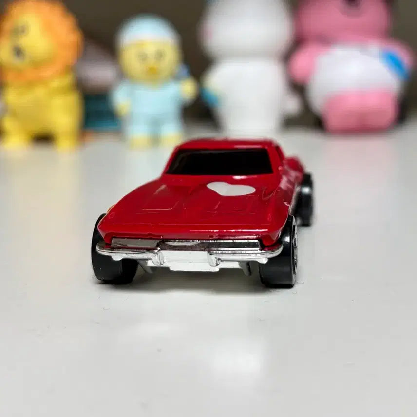 [BUNJANG] Hot Wheels 1:64 1964 Chevrolet Corvette Sting Ray Red Die-cast Car / 핫휠 64 쉐보레 콜벳 Sting Ray 레드 미니카 다이캐스트