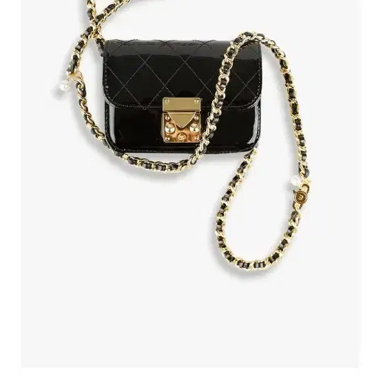 [BUNJANG] MYEYEKO Lily Bag Black Patent / 마이아이코 릴리 백 블랙 페이던트