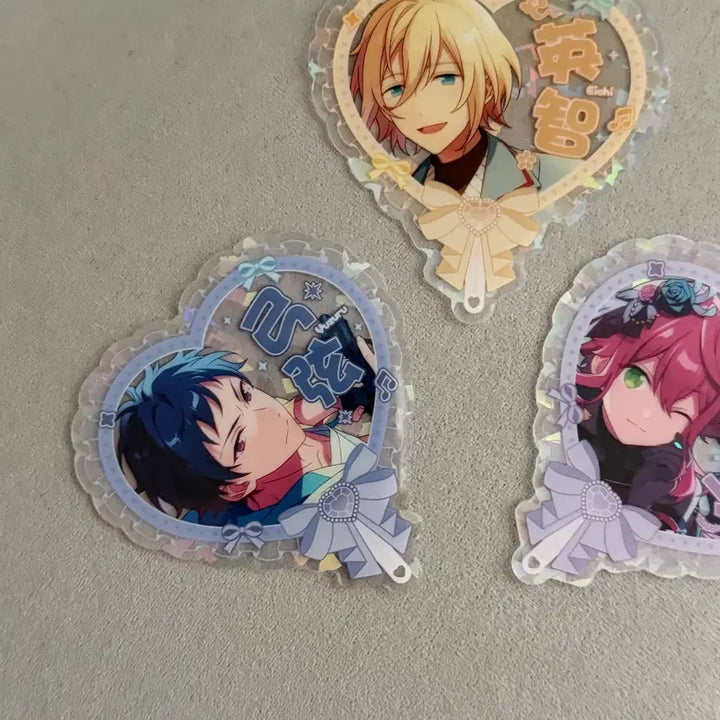 [BUNJANG] Ensemble Stars Aoi Hinata &amp; Koga Ouga Clear Card Bundle Set / 앙상블 스타즈 앙스타 오시 우치와 클리어 카드 에이치 유즈루 토리 일괄