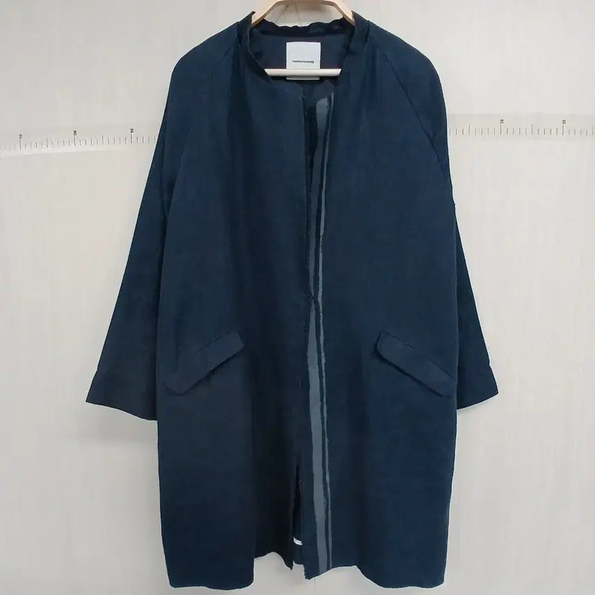 [SOLD OUT] 윤호문희 네이비 코트 린넨 혼방