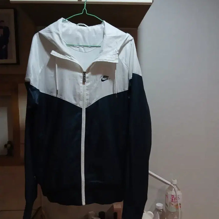 [SOLD OUT] 나이키 후드 집업 화이트/네이비