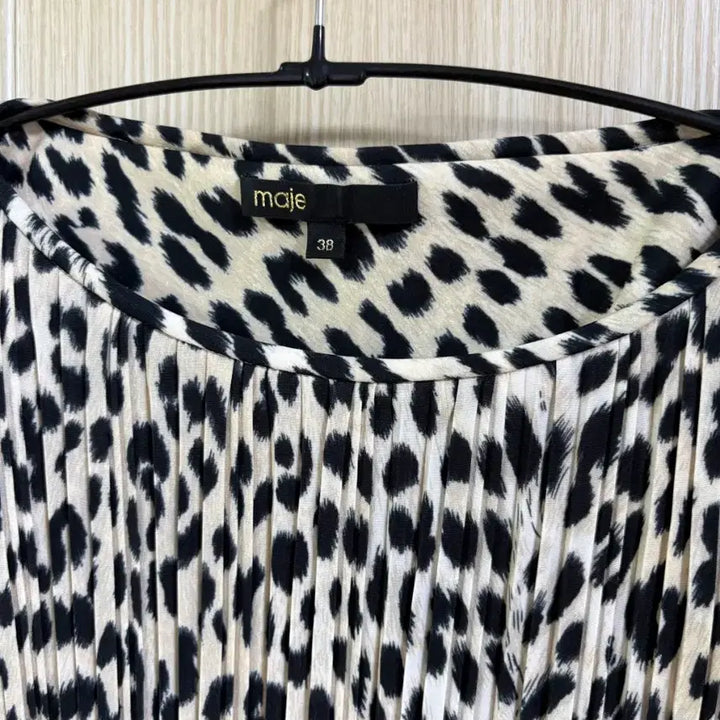 [SOLD OUT] [마쥬 maje] 레오파드 플리츠 원피스 38