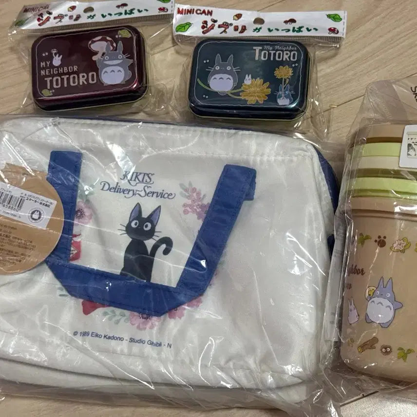 [BUNJANG] Ghibli Studio Ghibli Totoro Tin Cases, Cup, Kiki&