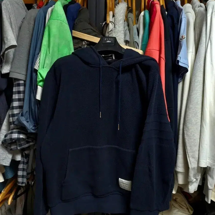 [SOLD OUT] 톰브라운 와플 찐네이비 후드티 4사이즈 파워정품