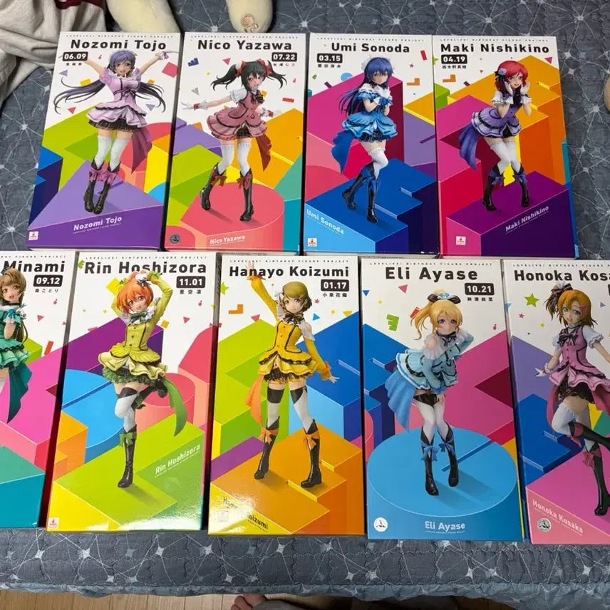 [BUNJANG] Love Live! Birthday Figure 9-Member Full Set / 러브라이브 생일 피규어 9종 풀세트