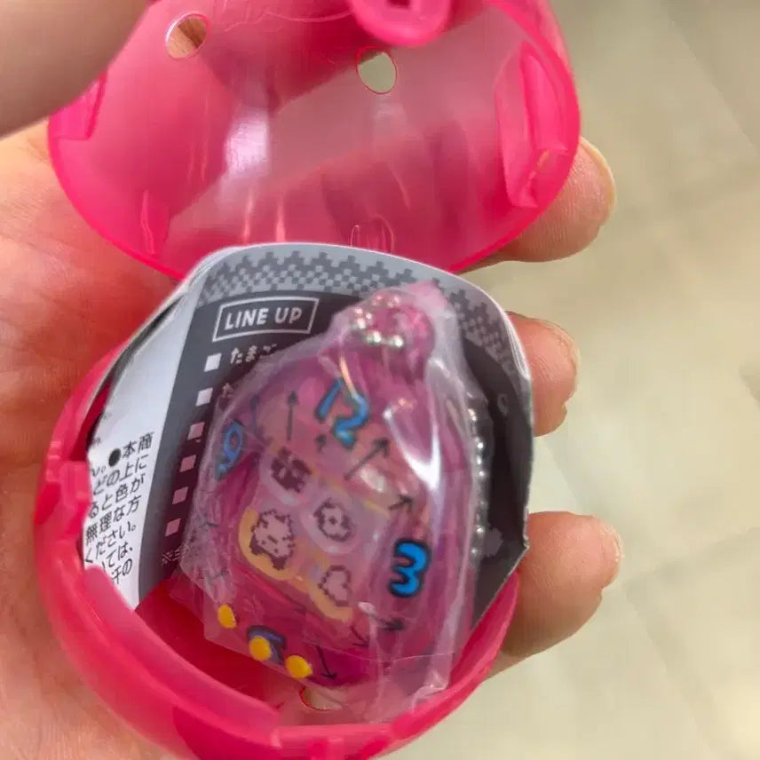[BUNJANG] Bandai Tamagotchi Shakashaka Charm Collection Clear Pink / 다마고치 샤카샤카  참 컬렉션 클리어 핑크