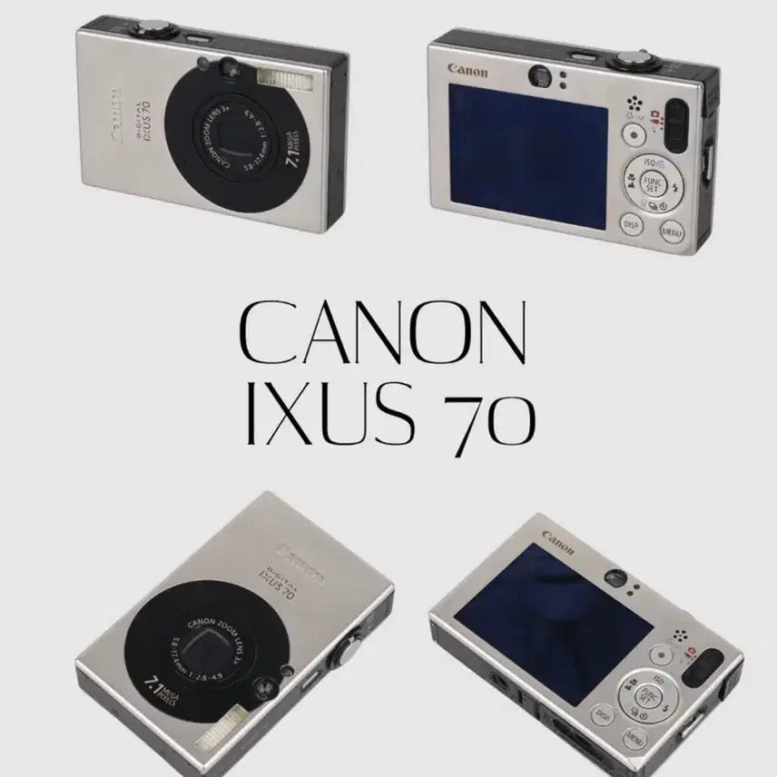[BUNJANG] Canon IXUS 70 Vintage Digital Camera (A-Grade) / A급)캐논 익서스 70 CANON IXUS 70 빈티지 디지털카메라 디카
