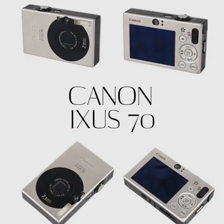 [BUNJANG] Canon IXUS 70 Vintage Digital Camera (A-Grade) / A급)캐논 익서스 70 CANON IXUS 70 빈티지 디지털카메라 디카