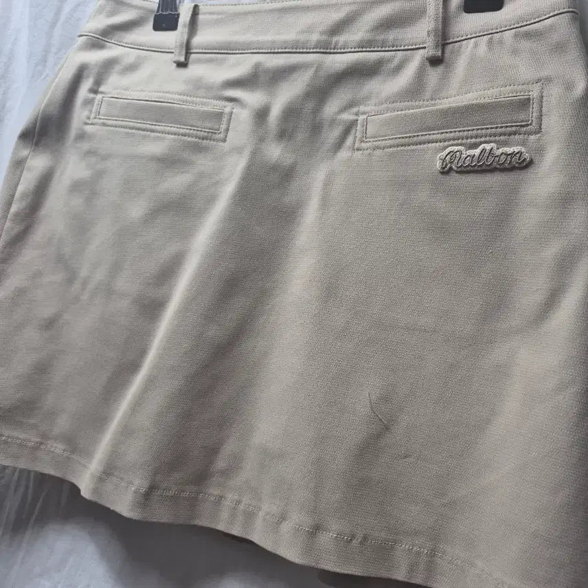 [BUNJANG] Malbon Golf Skirt Beige Size 64 / 말본 골프 스커트 베이지 64