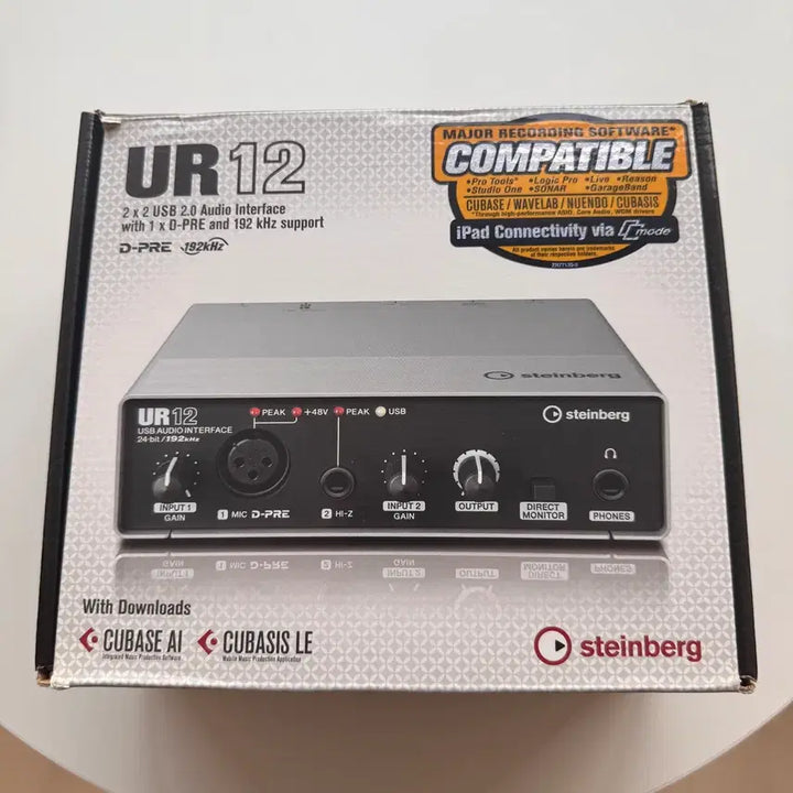 [BUNJANG] Steinberg UR12 USB Audio Interface (Full Box) / 스타인버그 UR12 USB 오디오 인터페이스 (풀박스)