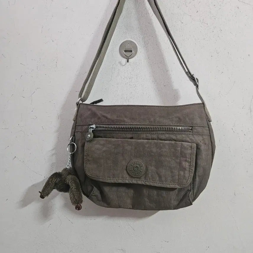 [BUNJANG] Kipling Crossbody Bag Khaki / 키플링 크로스백 카키색
