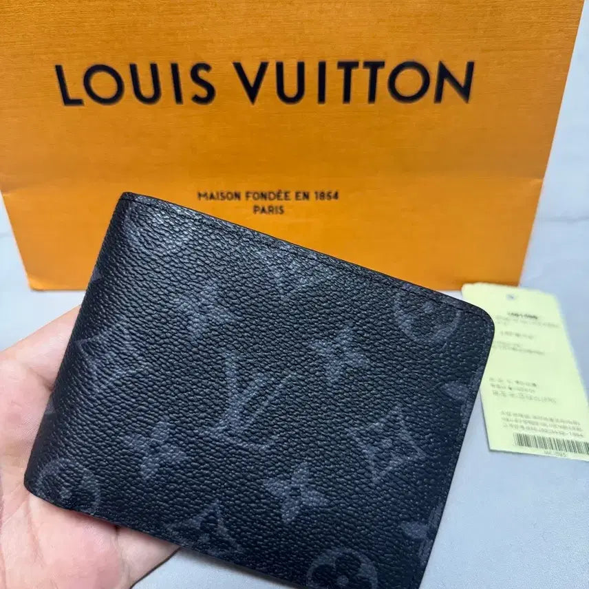 [BUNJANG] Louis Vuitton Eclipse Multiple Wallet / [상태좋음/정품] 루이비통 이클립스 멀티플 월릿 반지갑