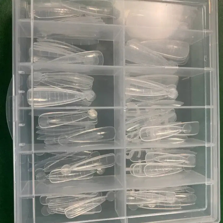 [BUNJANG] Clear Gel Nail Tips with Assorted Sizes / 젤네일 팁