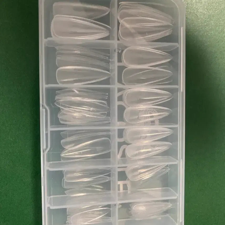 [BUNJANG] Clear Gel Nail Tips with Assorted Sizes / 젤네일 팁