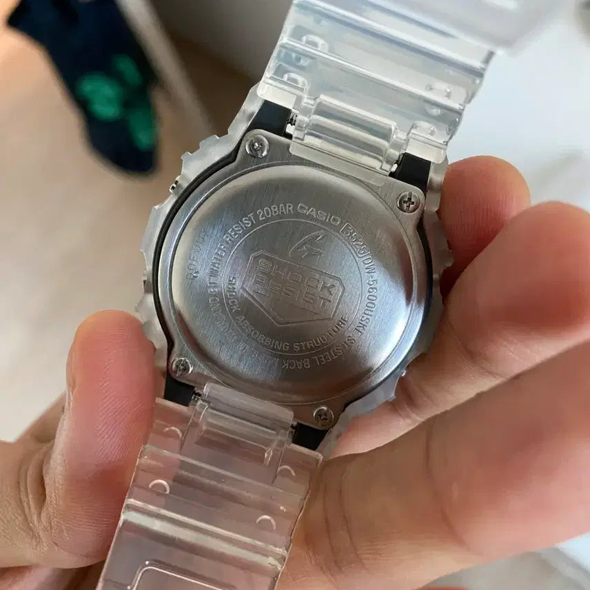 [BUNJANG] Casio DW5600 G-Shock Clear Square Watch / [새제품] 카시오 DW5600 G-SHOCK 투명 사각 시계