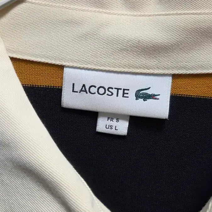 [BUNJANG] Lacoste Rugby Shirt (L Size) / 라코스테 럭비티셔츠(L사이즈)