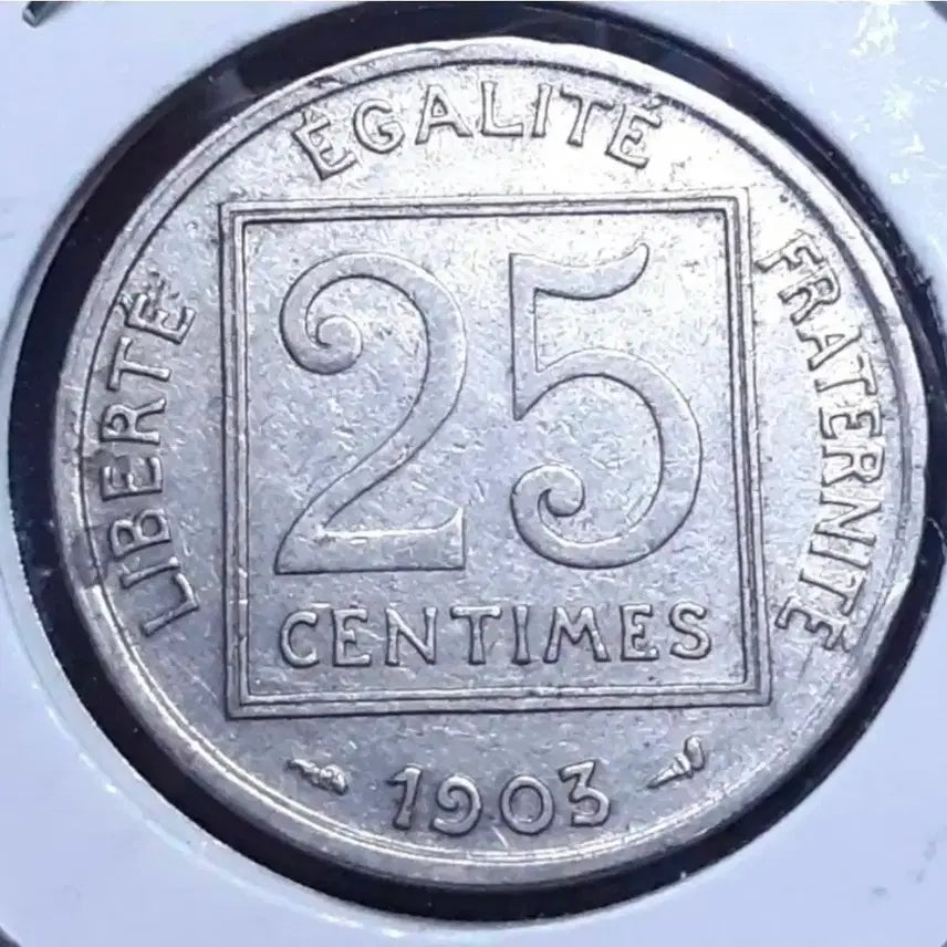 [BUNJANG] 1903 French 25 Centimes Foreign Coin / 프랑스 1903년 25상팀.외국주화 주화 동전 화폐