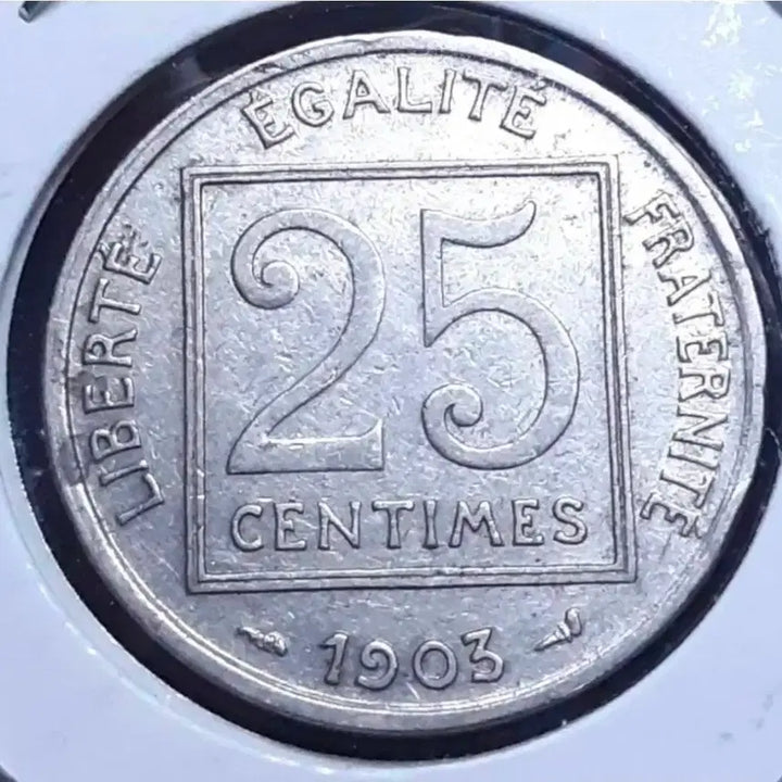 [BUNJANG] 1903 French 25 Centimes Foreign Coin / 프랑스 1903년 25상팀.외국주화 주화 동전 화폐