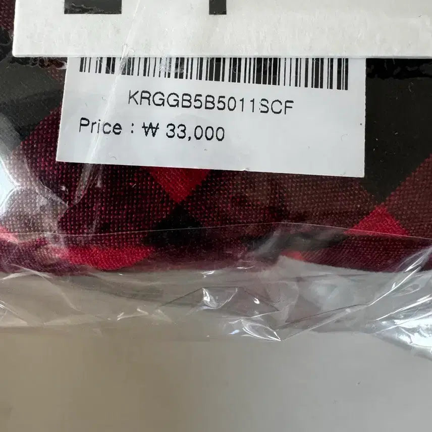 [SOLD OUT] 몬치치 체크 파우치