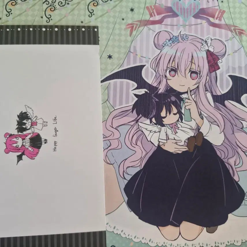 [BUNJANG] Happy Sugar Life Letter Set - Paper and Envelope / 백합 gl 해피슈가라이프 편지지 판매