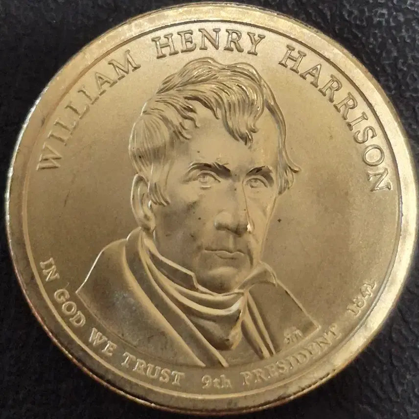 [BUNJANG] William Henry Harrison 9th President Commemorative Coin (Uncirculated) / 2009년윌리엄 헨리 해리슨 9대 대통령p 기념주화(완전 미사용)