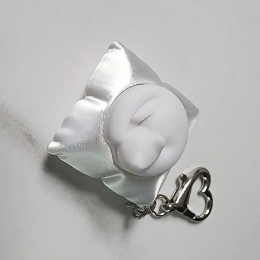 [BUNJANG] Ribbon Grip Tok Keychain with Cat Clicker / 그립톡 키캡 클리커 클릭커 핸드폰거치대