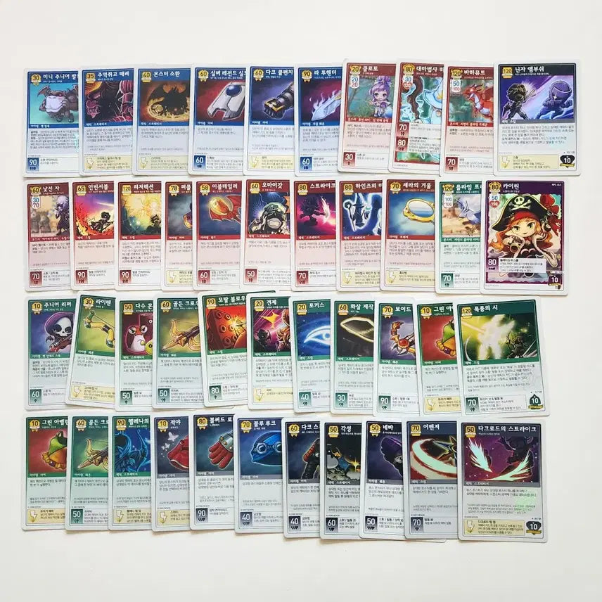 [BUNJANG] MapleStory ITC Trading Cards Bundle Set (173 Cards) / 대량)메이플스토리 itcg 트레이딩 카드 일괄 판매합니다.