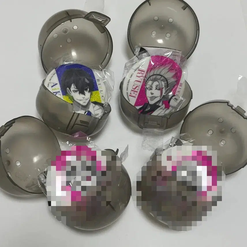 [BUNJANG] Blue Lock Shining Can Badge Set - Ichiko Shido, Ryusei Kyo (Sealed) / 블루록 샤이닝 캔뱃지 가챠 미개봉 아이쿠 시도 류세이 양도