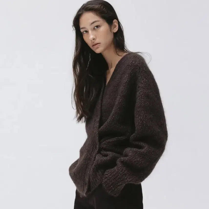 [BUNJANG] MOIA Two-Way Cardigan (Trench Roast) / 모이아 two way 가디건(trench roast)