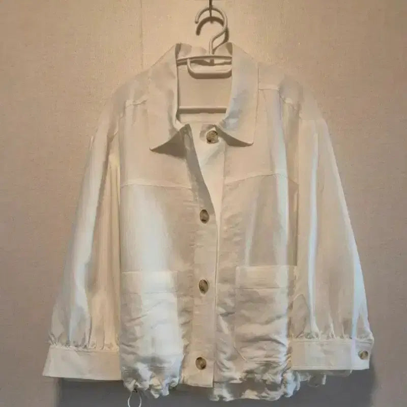 [BUNJANG] Linen Jumper Shirt Jacket / 린넨 점퍼형 셔츠 자켓  마자켓